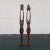 Large Hand Carved African Candleholders, Set of 2, in Very Good conditions. Designed 1970 to 1979