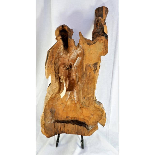 18th Century Antique German Carved Santo Figure For Sale In San Francisco - Image 6 of 8