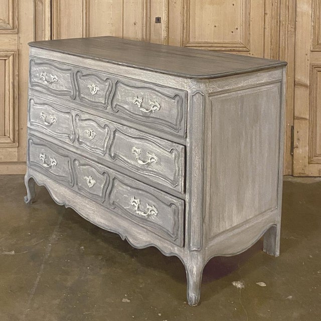 Late 18th Century 18th Century Country French Painted Commode For Sale - Image 5 of 15