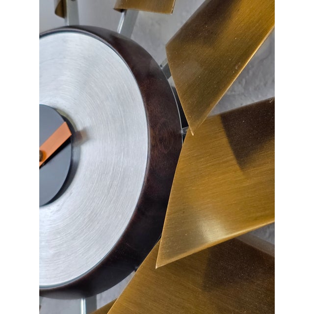 Vitra George Nelson Turbine Clock for Vitra For Sale - Image 4 of 4
