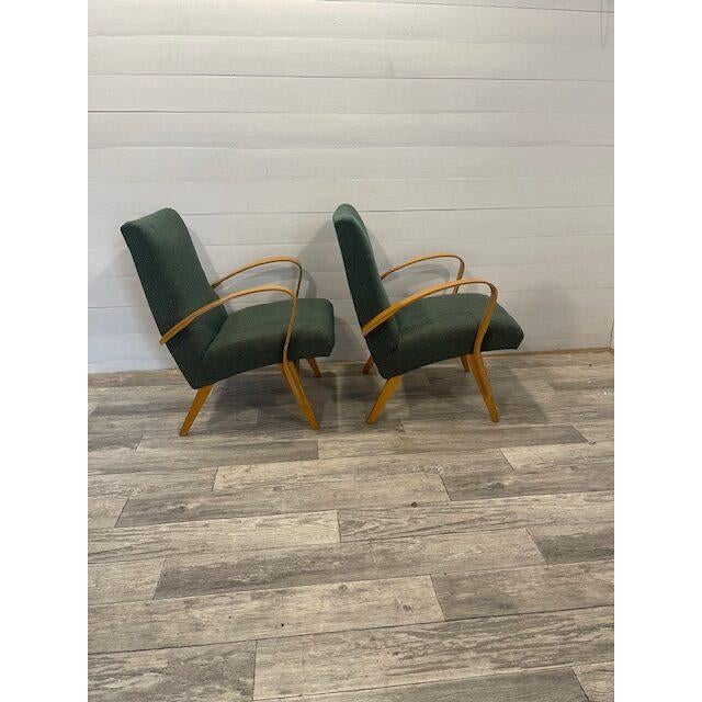 Vintage Chairs by Jirak for Zapanslovenske Nafromtarske, 1966, Set of 2 For Sale - Image 3 of 9