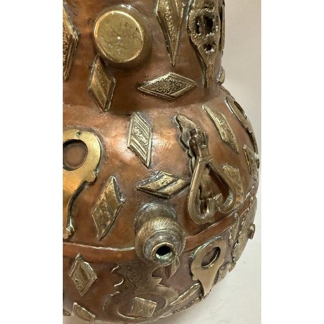 19th-Century Tibetan Copper and Brass Ritual Vessel For Sale - Image 9 of 12