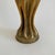 Antique French Metal Trench Art Artillery Shell Vase W/ Incised Geometric Pattern - Brass - Distressed Patina Finish Early 20th Century For Sale - Image 4 of 9