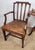 19th Century Victorian English Armchair in Carved Leather and Mahogany, 1890 For Sale - Image 18 of 18