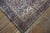 Ivory Color & Purple Details Fine Persian Kashan Hand Knotted Wool & Silk Rug and Geometric Pattern For Sale - Image 10 of 12