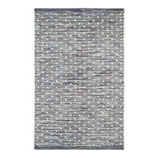 Dash & Albert by Annie Selke Hobnail Blue Indoor/Outdoor Rug, 7' 6" x 9' 6" For Sale
