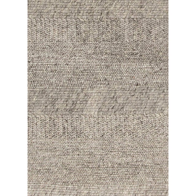 Contemporary heathered stone flat-weave wool rug by Doris Leslie Blau. Size: 10'3" × 15'7" (312 × 474 cm). Are you looking...