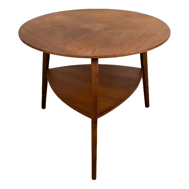 Danish Round Teak Coffee Table by Holger G. Jensen, 1960s For Sale