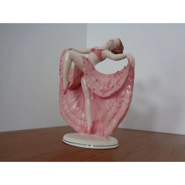 Art Deco Ceramic Dancer from Hertwig & Co Katzhütte, 1920s For Sale - Image 4 of 18
