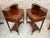 1940s Pair of Neoclassical Marquetry Bedside Tables With Drawers and Upper Compartment For Sale - Image 10 of 18
