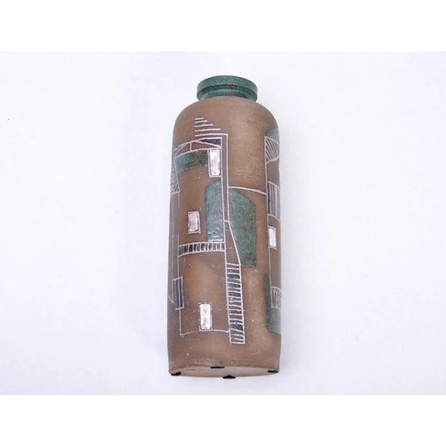 Mid-Century Modern Mid-Century Modern Stoneware Vase, 1960s For Sale - Image 3 of 7