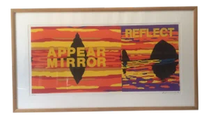 Les Levine "Appear Mirror Reflect" Silkscreen Artist Proof 3/8