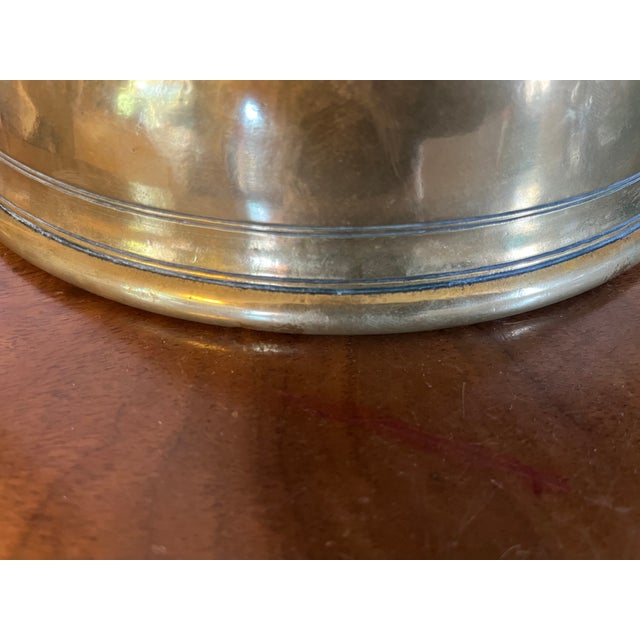 18th Century Antique 18th Century Dutch Brass Footed Fruit Bowl For Sale - Image 5 of 18