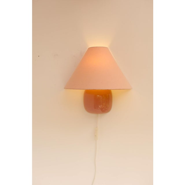 Ikea Vintage Scandinavian Wall Sconce in Pink from Ikea, 1980s For Sale - Image 4 of 17