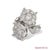 Round Cut Diamond Cluster Stud White Earrings Metal Type: 14K (585) White Gold Total Item Weight: 2.58 Grams Closure:...