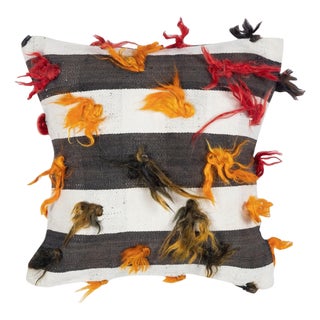 16"x16" Decorative Kilim Cushion Cover. Vintage Pillowcase. Accent Throw Pillow For Sale