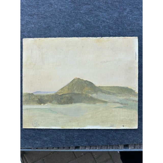 Möller Theo, Rhön, Fulda, Bieberstein Castle, Schakau 1938, Oil on Cardboard, in Very Good conditions. Designed 1890 to...