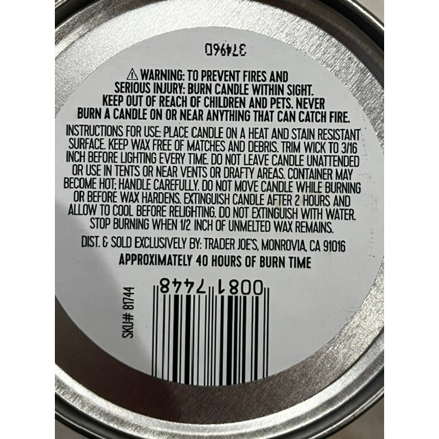 Light Yellow 9 Oz Trader Joe's Can of Corn Scented Candle For Sale - Image 8 of 9