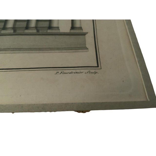 Classical Roman 18th Century Copper Plate Engraving Ruins of Palmyra Grand Architectural Folio Plate XXVI by P. Fourdrinier After Giovanni Battista Borra For Sale - Image 3 of 4