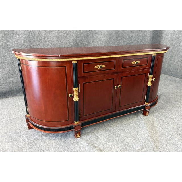 Astoria Grand Gigasso 83” Sideboard Buffet With Mirror For Sale In Raleigh - Image 6 of 18