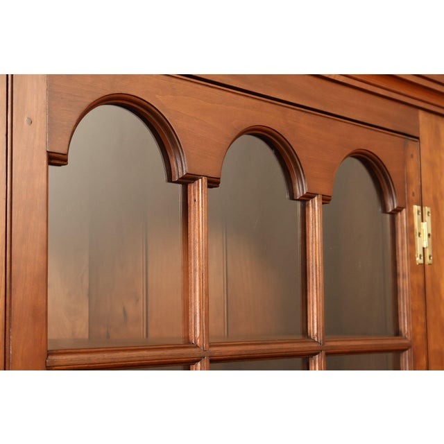 Federal Style Cherry Custom Quality Corner Cabinet For Sale - Image 11 of 18