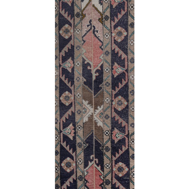 Turkish Hand Knotted Vintage Long Runner Rug - Stair Carpet 1'8'' X 22'3'' For Sale - Image 6 of 11