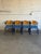 Niels Larsen Stacking Chairs Set of 8 Danish Mid-Century Modern Vintage For Sale - Image 4 of 13
