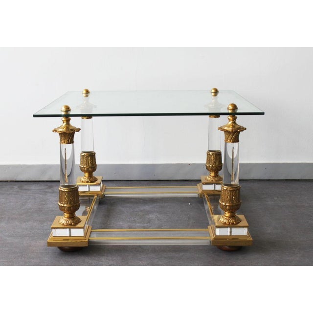 Hollywood Regency Coffee Table from Maison Charles, Style For Sale - Image 3 of 9