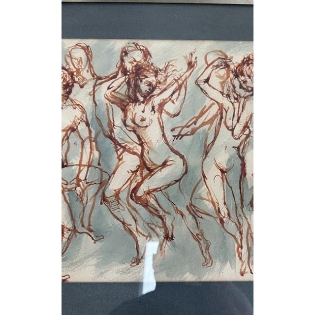 Female Dancers, Signed and Framed, Unknown Signature