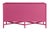 Verona Four-Drawer Dresser in Hot Pink For Sale - Image 4 of 6