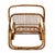 Franco Albini Vintage Rattan and Wicker Lounge Armchair by Franco Albini, Italy, 1960s For Sale - Image 4 of 8