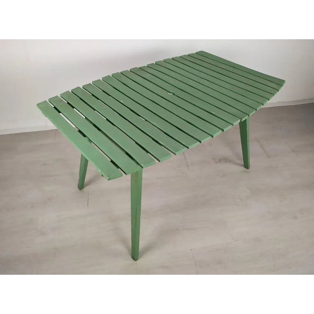 Wooden Folding Garden Table For Sale - Image 15 of 15