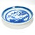 19th Century Large Round Antique Blue & White Canton Pattern Chinese Export Porcelain Serving Bowl or Tray For Sale - Image 5 of 16