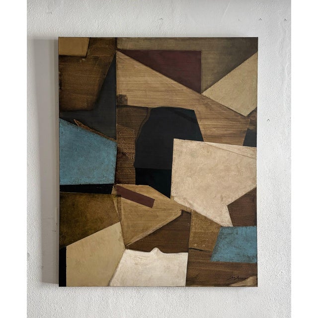 This piece is an abstract piece where Turner is exploring his study on shapes and expanding his color palette