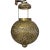 Middle-Eastern Pierced Brass Hanging Globe Lantern For Sale