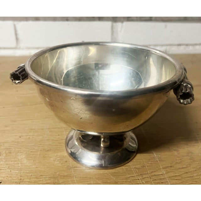 1930s Rare Silverplate Art Deco Napier Bowl For Sale - Image 5 of 7