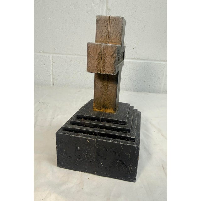 Vintage "Our Daily Love Gift" He Gave We Gave Metal Religious Cross Still Bank For Sale - Image 9 of 10