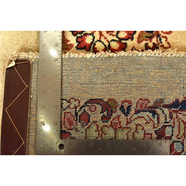 Sarouk Runner 4’5” X 18’6” Beige Wool Vintage Traditional Hand-Knotted Rug For Sale - Image 14 of 14