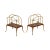 Decorative Crafts Inc. Regency Style Brass and Cherry Magazine Racks - A Pair For Sale - Image 13 of 13