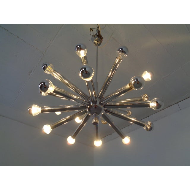 Large Sputnik Pendant Light by Gaetano Sciolari for Sciolari, Italy, 1960s For Sale - Image 10 of 18