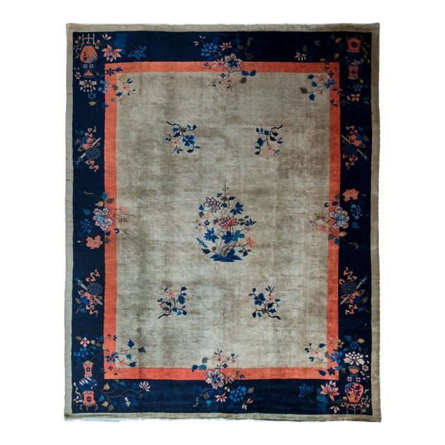 Early 20th Century Chinese Feti Rug For Sale