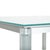 Modern Atavola Glass Satin Dining Table Silver from B&B Italia / C&B Italia For Sale - Image 3 of 12