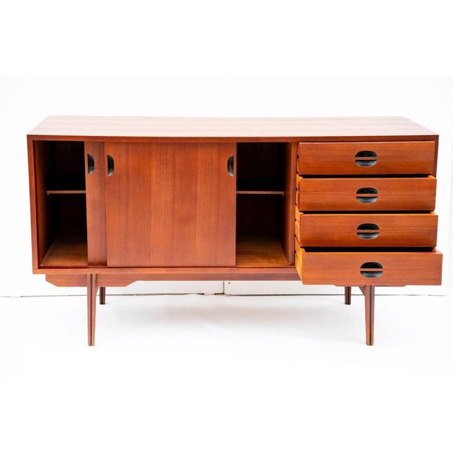 Scandinavian Sideboard in Teak, 1960s For Sale - Image 16 of 18