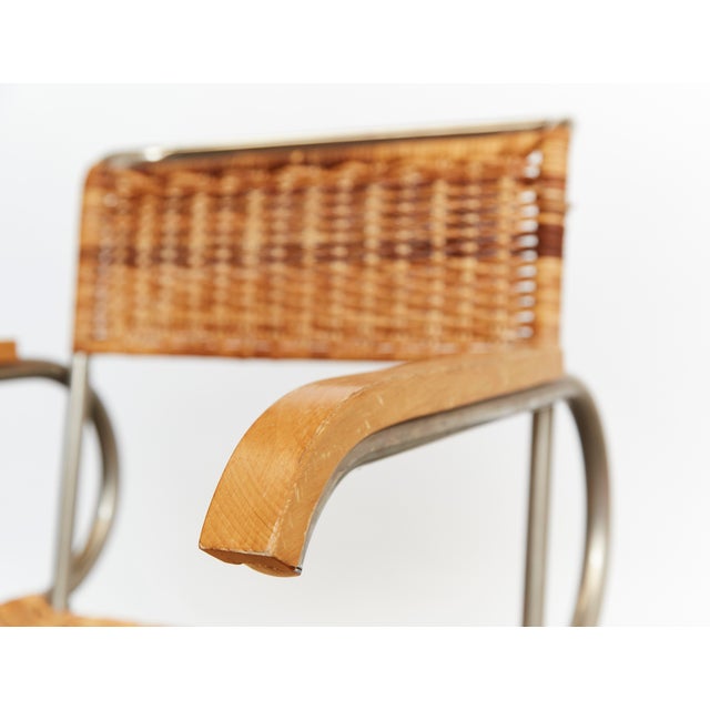 Silver Bauhaus D40 Armchairs by Marcel Breuer for Tecta, 1980s For Sale - Image 8 of 16