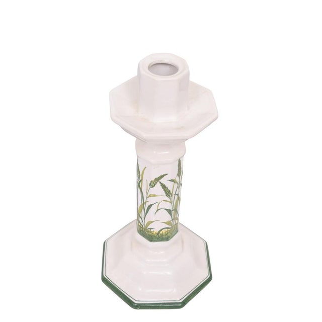 Ceramics Candlesticks and Jardiniere by Bassano, Italy, 1970s, Set of 3 For Sale - Image 6 of 14