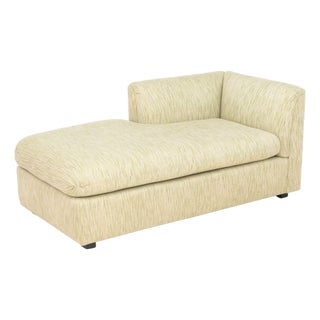 Contemporary Upholstered Chaise Lounge For Sale