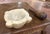 Wood 19th Century French Carved White Marble Mortar With Wood Pestle For Sale - Image 7 of 8