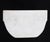 Traditional Reclaimed Square White Ceramic Flush Mount Toilet Paper Holder For Sale - Image 3 of 5