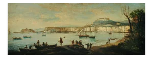 Napoli, Posillipo School, Oil on Canvas