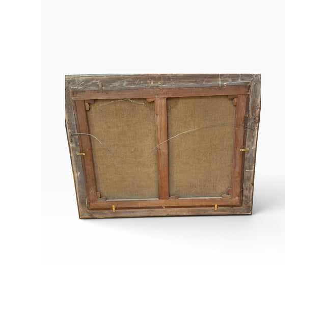 French Antique French Oil Painting in the Manner of Claude-Joseph Vernet For Sale - Image 3 of 4